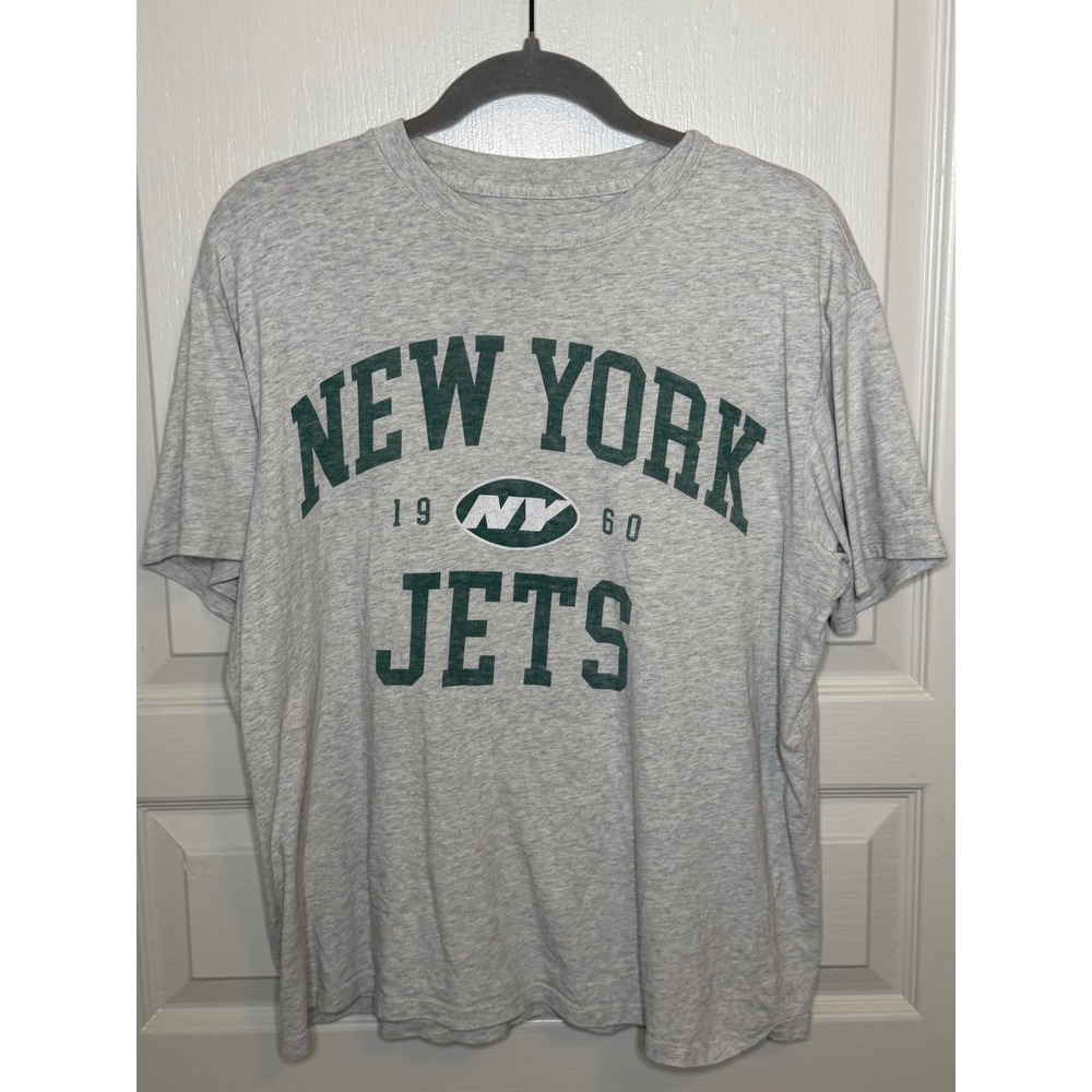 Abercrombie & Fitch S NY New York Jets NFL 100% cotton oversized t shirt